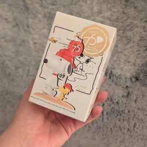 Peanuts 75th Anniversary Snoopy & Woodstock Figure - White, Red, Yellow